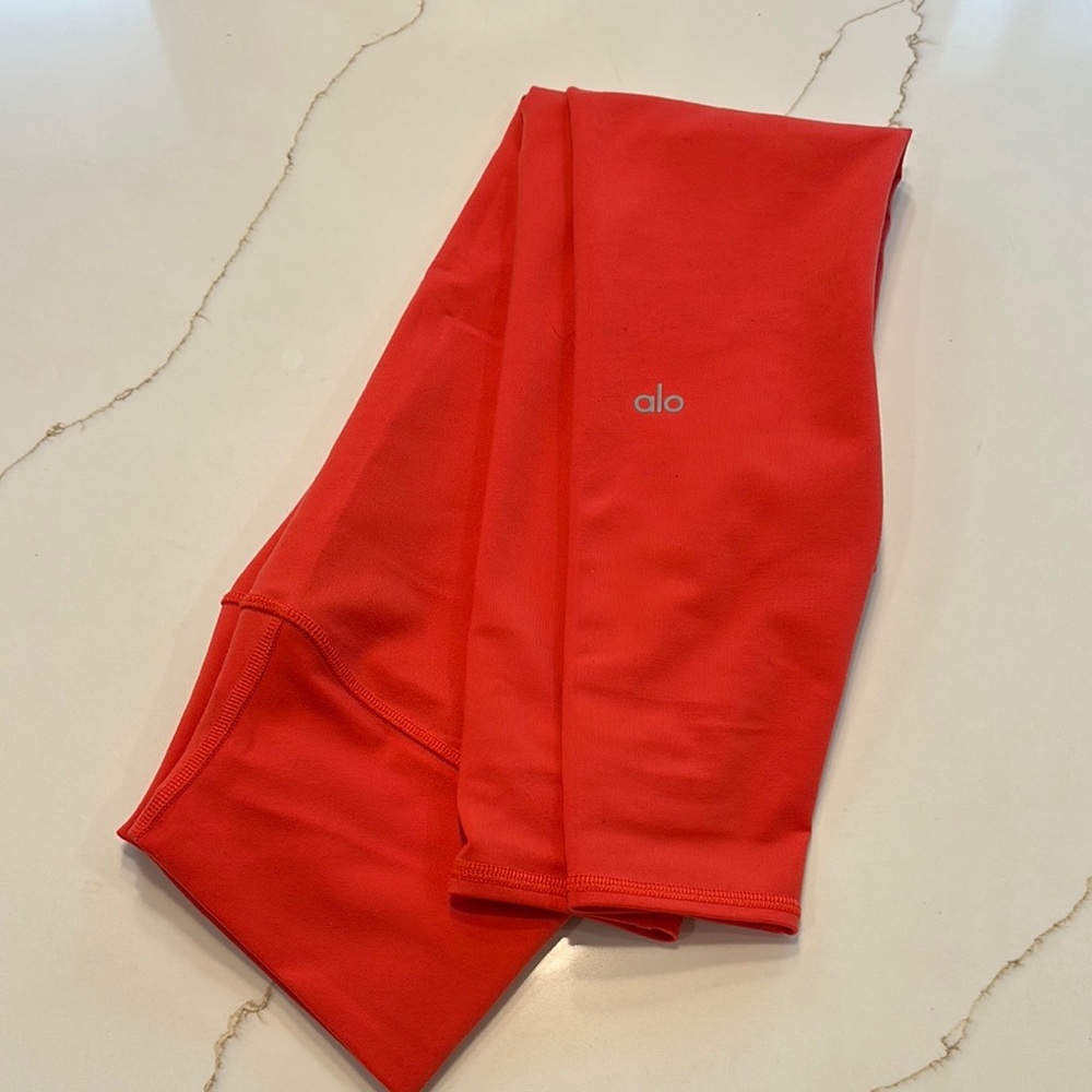 ALO Yoga Red Performance Leggings